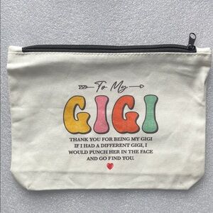 Colorful Gigi Canvas Pouch ⭐️2 for 13 ⭐️